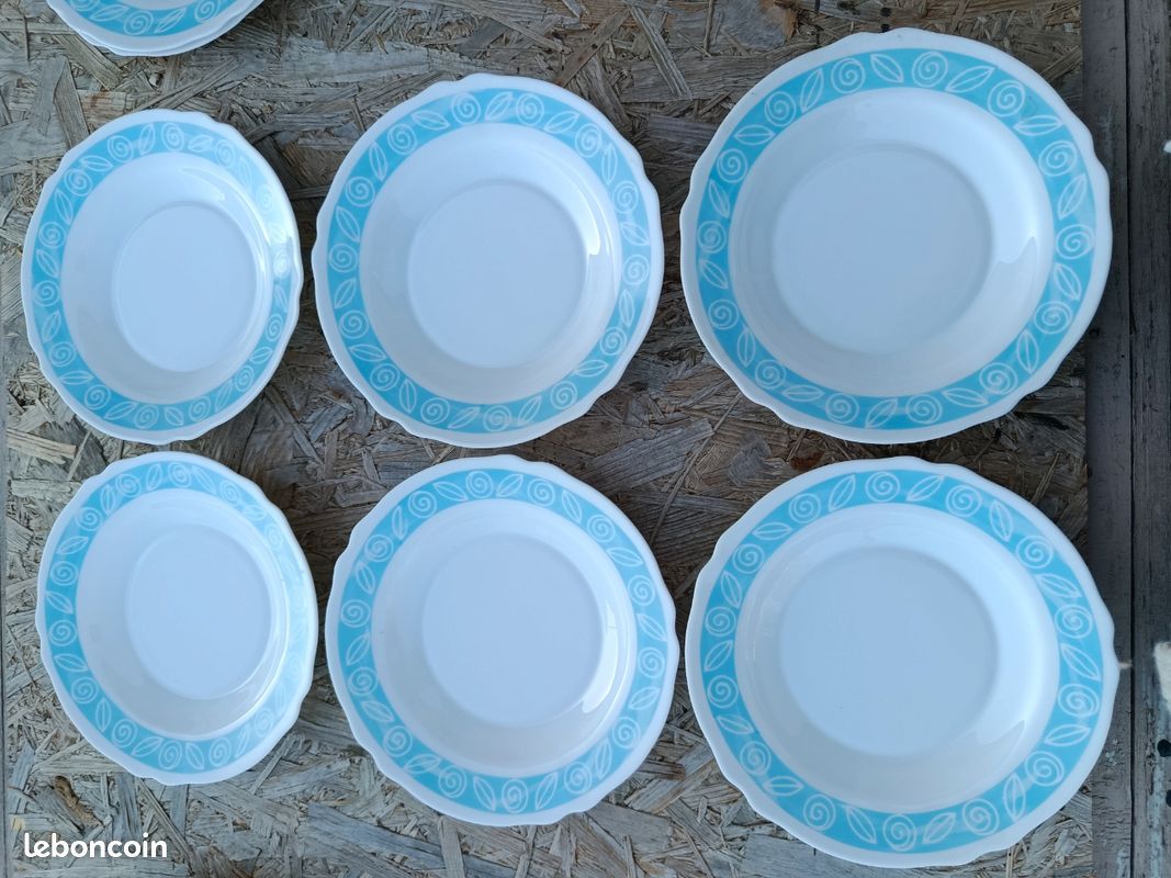 ASSIETTE CREUSE ARCO FESTON BLANC 21 CM