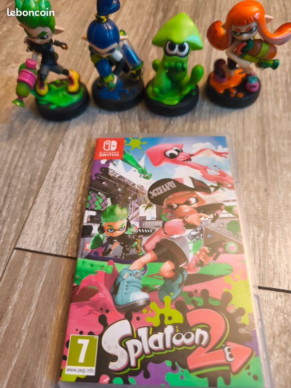 Switch Splatoon 2 et 4 personnages (image 1)