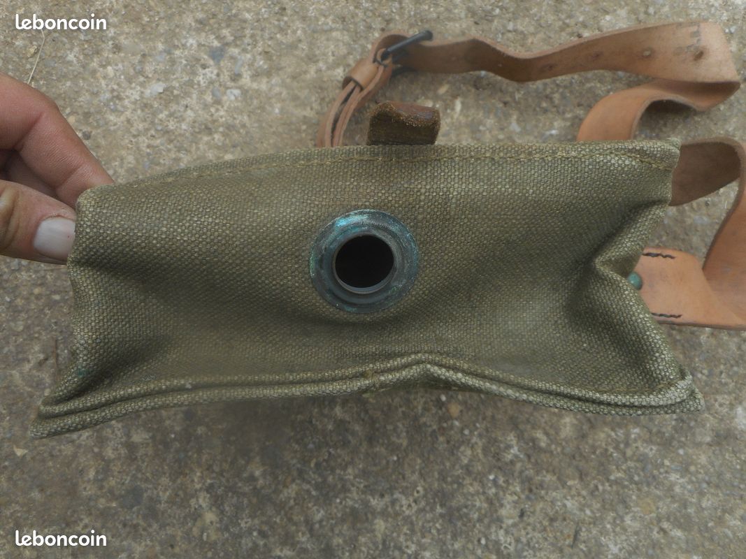 Militaria porte chargeur FM 24 29 1er type après guerre daté 1-57 (image 6)