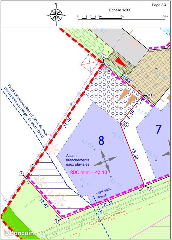 LAUZACH - Terrain à bâtir · 85 500 €