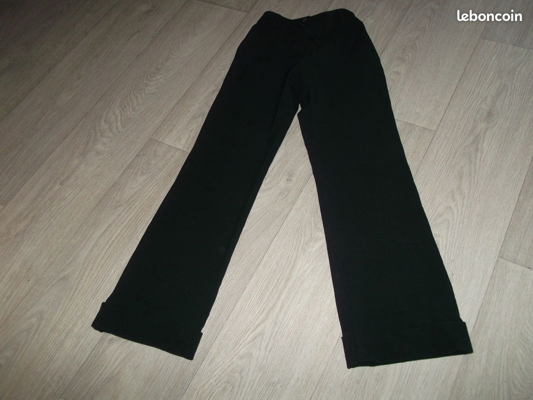 Pantalon CAPRICE DE FILLE noir habillé 12 ans TBE Vêtements