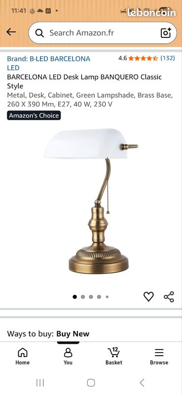 Lampe banquier (image 1)