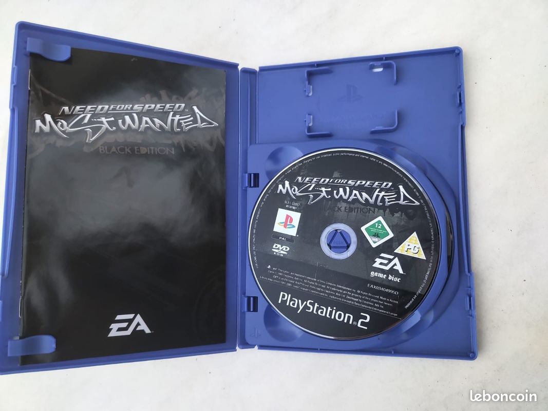 Need For Speed Most Wanted Black Edition PS2 Pal Fr Cib