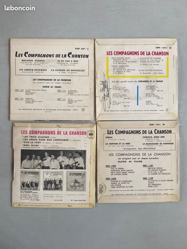 Lot vinyles Les compagnons de la chanson (image 2)
