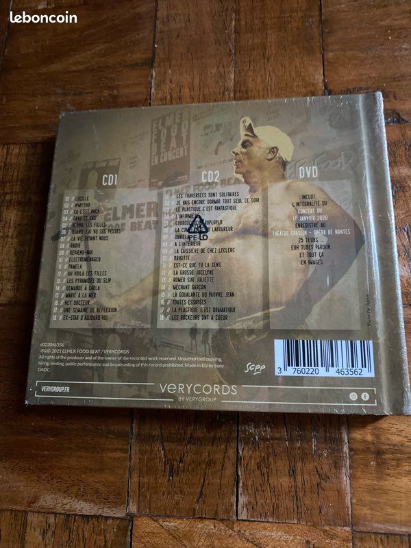 Coffret cd dvd Elmer food beat neuf sous cello (image 2)