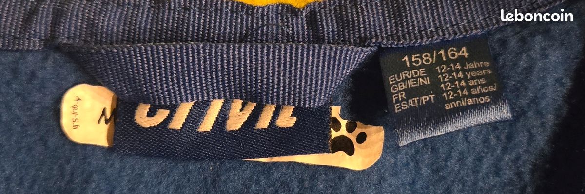 Polaire Crivit taille 12-14 ans (image 4)