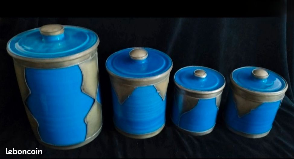 Magnifiques pots en terre cuite et métal (image 3)