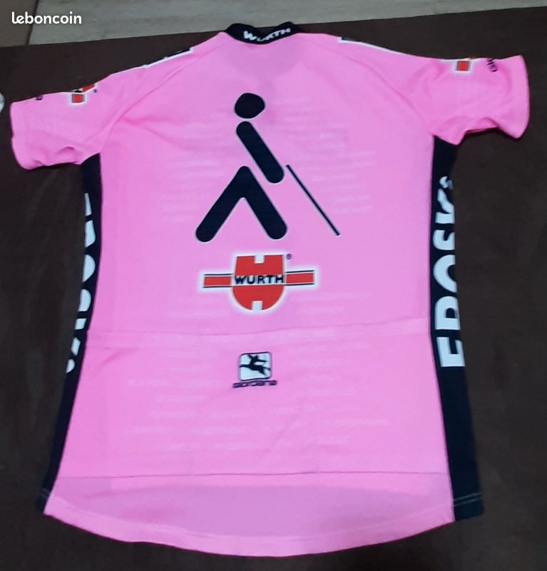 Maillot Cycliste ONCE EROSKI Centenaire Tour 2003 – Giordana Rose XXL