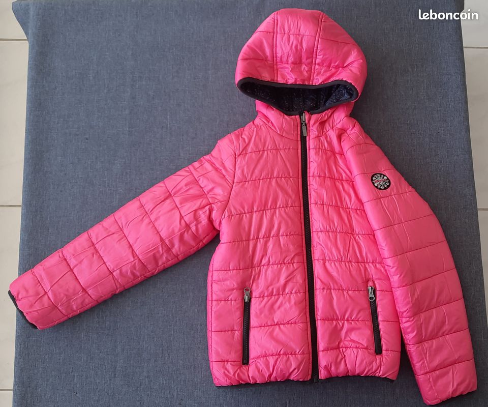 Manteau Blouson fille Réversible Com9 Taille Ans valeur ~50 de