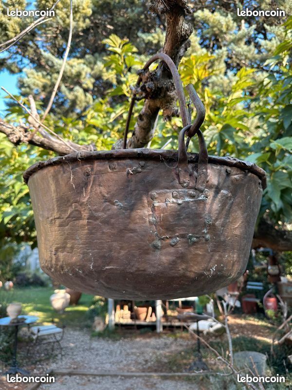 Chaudron en cuivre ancien (image 3)