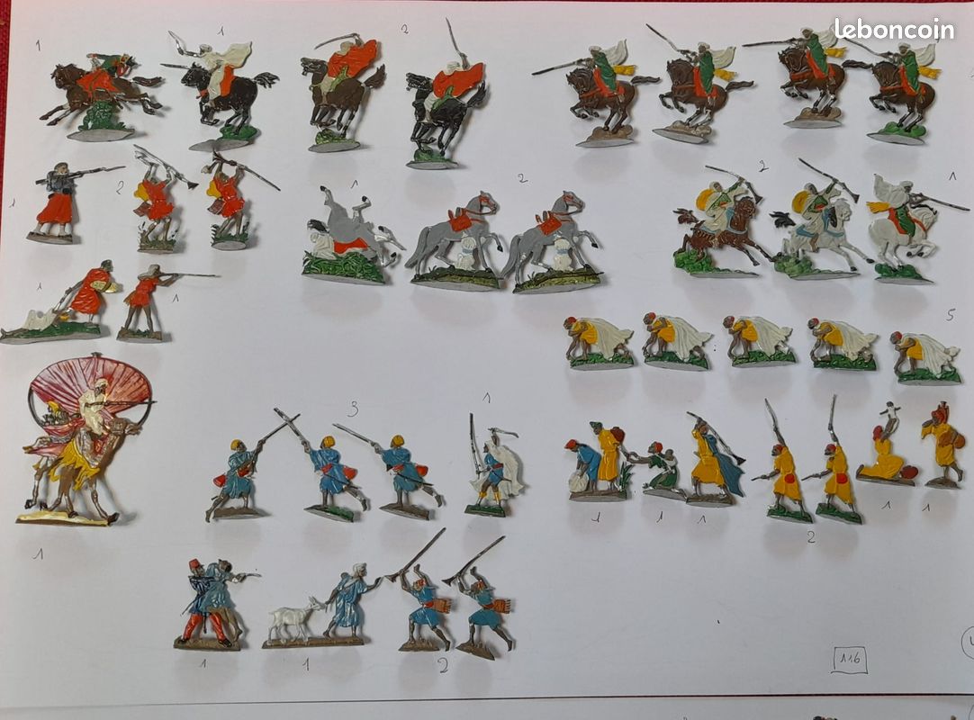 Lot De 43 Soldats Plats En étain – Armée 1800 Environ – échelle 1:72 (25mm)