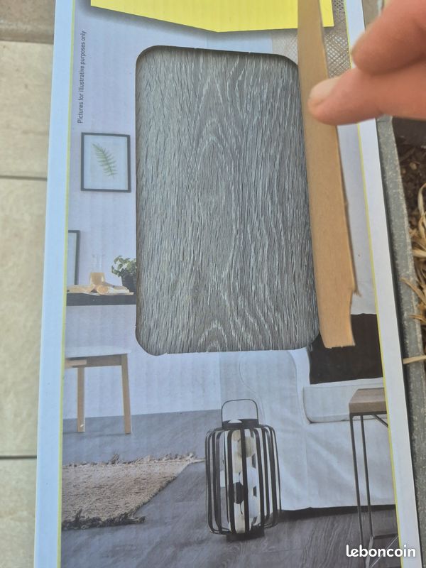 Lot 11 botte 21m2 99 dalle pvc gris clipsable neuf (image 2)