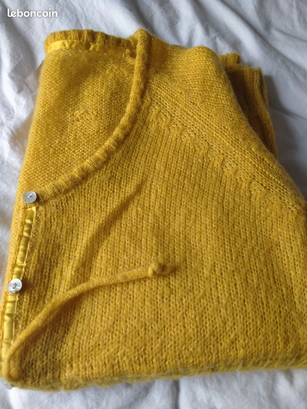 Gilet jaune RIP CURL, avec boutonnage sur le devant, taille 40/42 (image 9)
