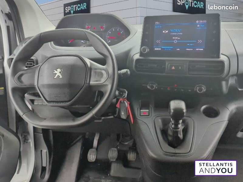 Peugeot Partner FGN FOURGON STANDARD 650 KG BLUEHDI 100 S&S BVM6 PREMIUM (image 8)