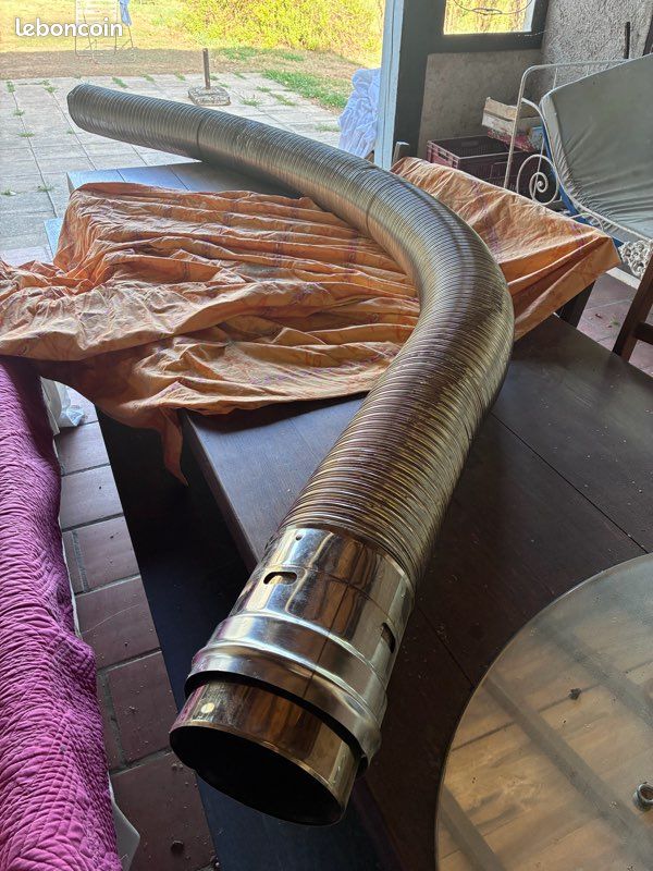 Conduit poêle/ cheminée flexible inox (image 1)