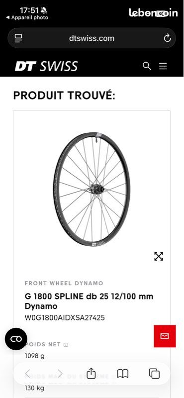 Roulements de moyeu de roue avant vélo pour Dt Swiss 6903 18
