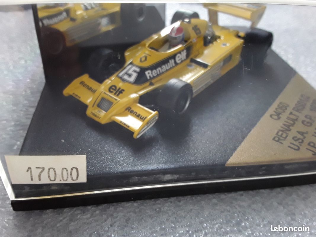 Renault RS01 1977 1/24 Formule 1 Renault RS01/1 Dutch GP 1977 - JP Jabouille - Vitesse - 1/43ème En Boite F1 1/24