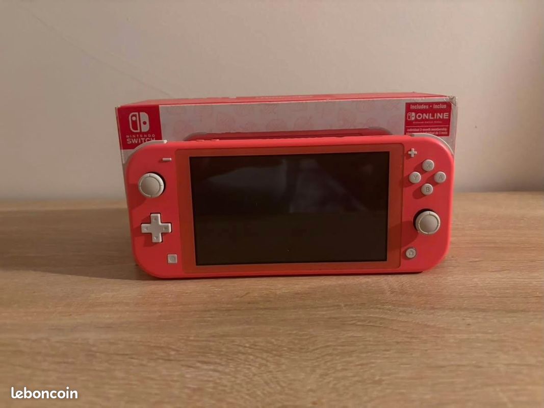 Nintendo switch lite rose corail (image 4)