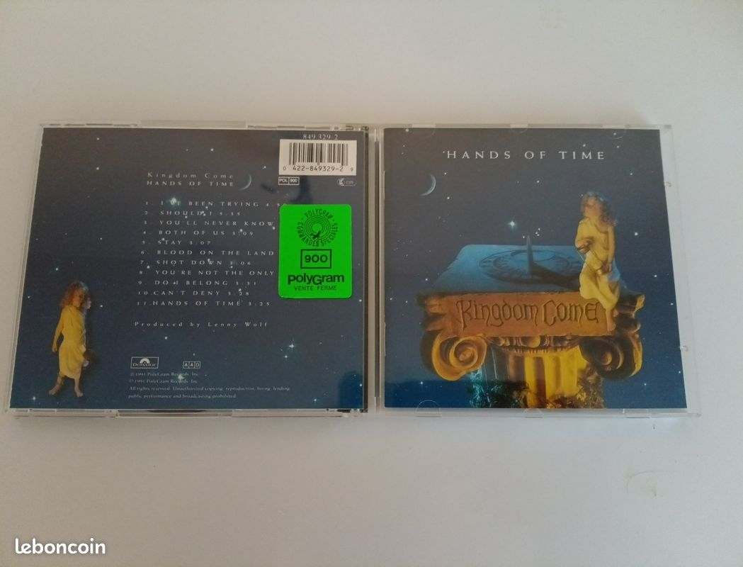 A vendre CD KINGDOM COME / hands of time (image 1)