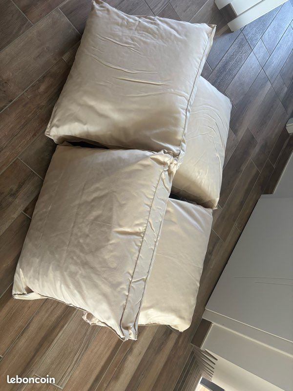 Kit De Coussins Pour Palette Linxor Déhoussables - Assise Confortable Et 2 Coussins Pour Salon De Jardin Extérieur