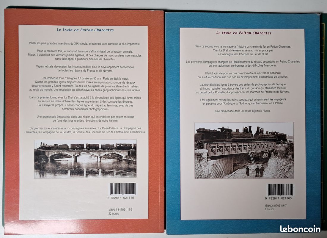 Le Train en Poitou Charentes - Yves de Dret - Tomes 1 et 2 - Les chemins de la mémire (image 2)