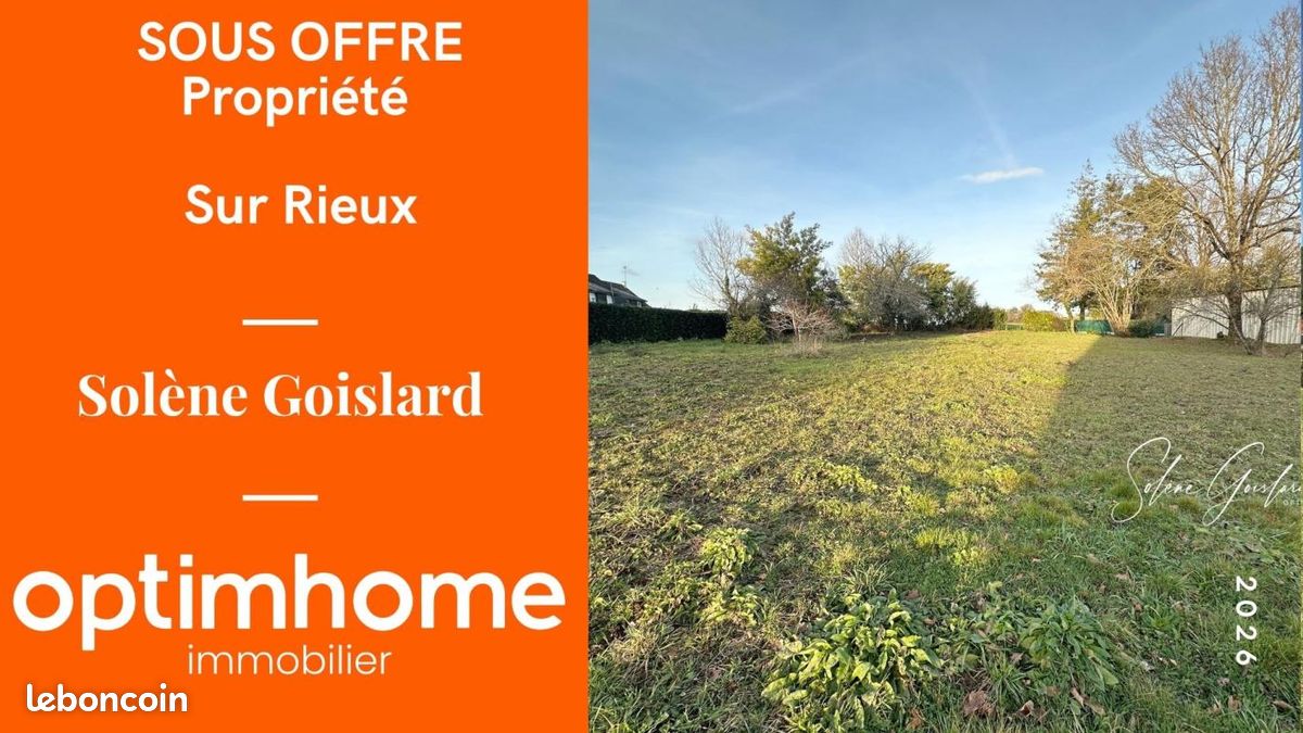 Terrain 1 481 m² Rieux · 29 000 €