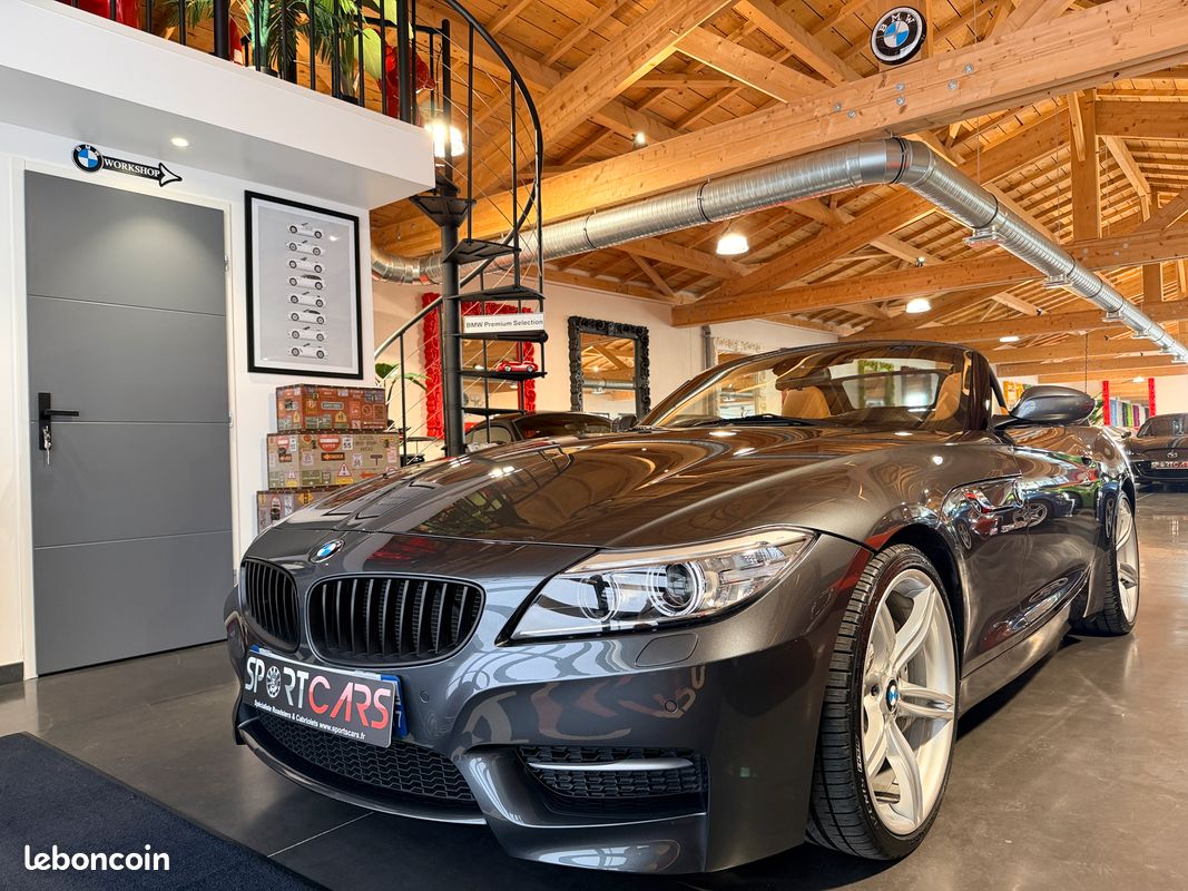 BMW Z4 35is sDrive 340cv M DKG "Facelift" Gris Minéral Sièges Sport Cuir Kansas Caramel 01/2016 SEULEMENT 41.000 km "ÉTAT NEUF" *LIVRAISON POSSIBLE (image 1)