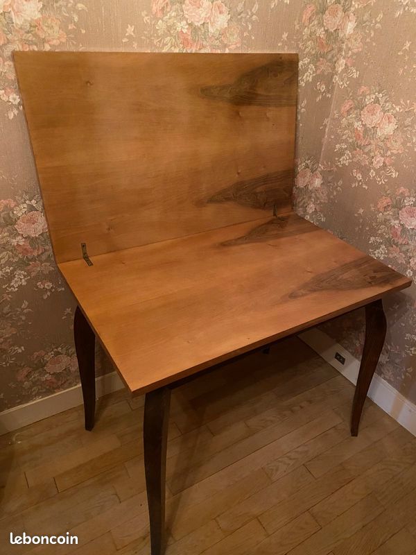 Table convertible bureau/salle à manger avec possibilité de rallonge intégrée optimisée. Gain de place (image 2)