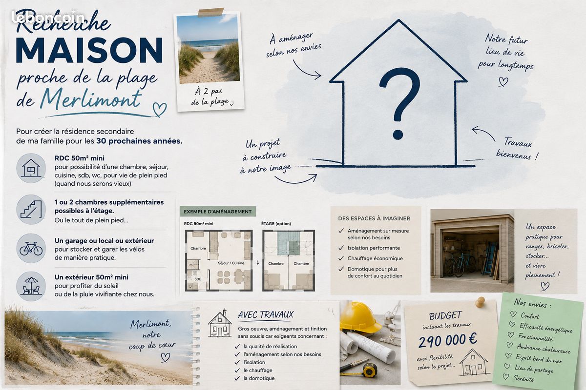 Maison 4 pièces 80 m² · à Merlimont · 80 m² · 280 000 €
