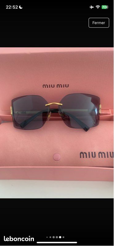 Lunette miu miu (image 1)