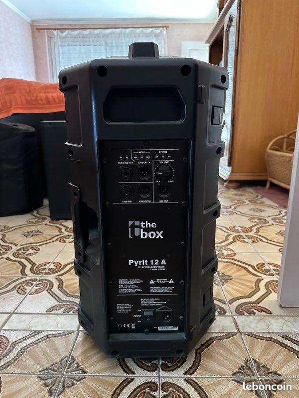 Ensemble sono The Box Pyrit – 2 enceintes Pyrit 12 A + caisson Pyrit 212 Sub A (image 3)