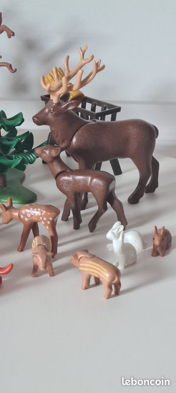 Playmobil animaux de la forêt avec père Noël (image 15)