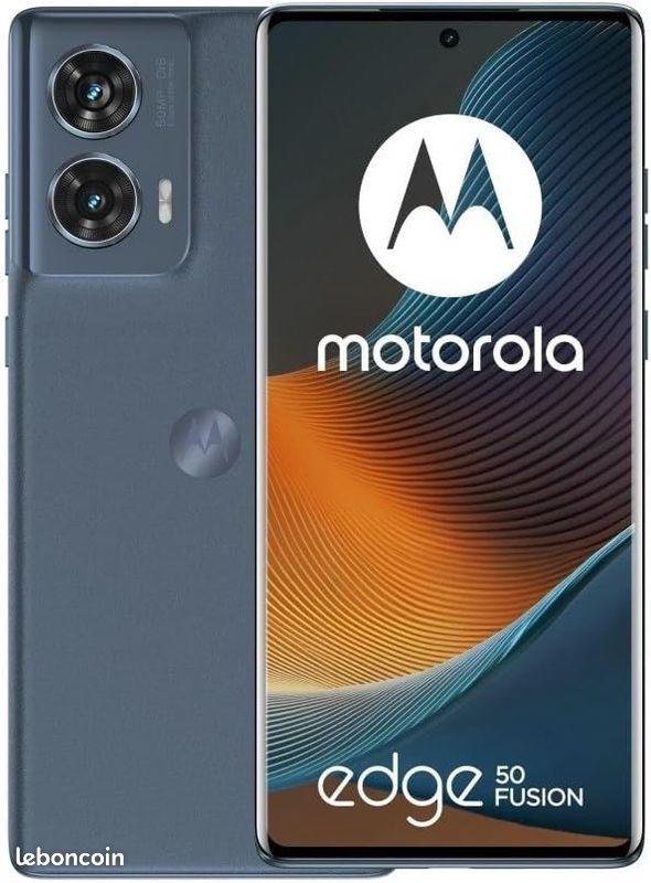 Motorola Edge 50 Fusion 256 Go 6.7 TÉLÉPHONE DÉBLOQUÉ OPÉRATEUR 5G bleu forêt (image 1)