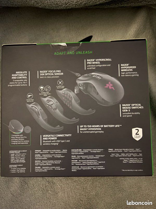 Souris RAZER NAGA V2 PRO (image 2)
