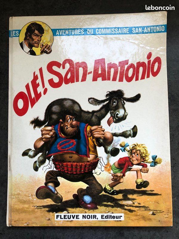 BD vintage les aventures du commissaire San Antonio (image 1)