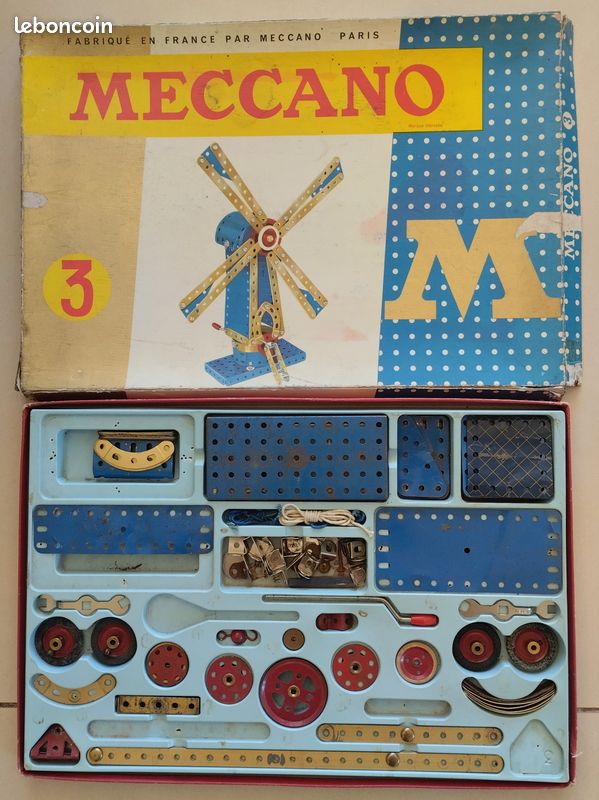 Meccano n° 3 manuel d'instruction 1967