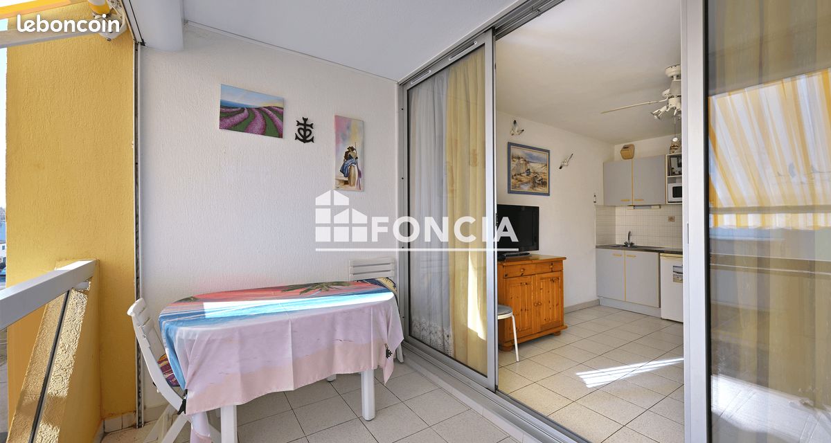 Appartement 1 pièce 19 m² · au Grau-du-Roi · 19 m² · 93 000 €