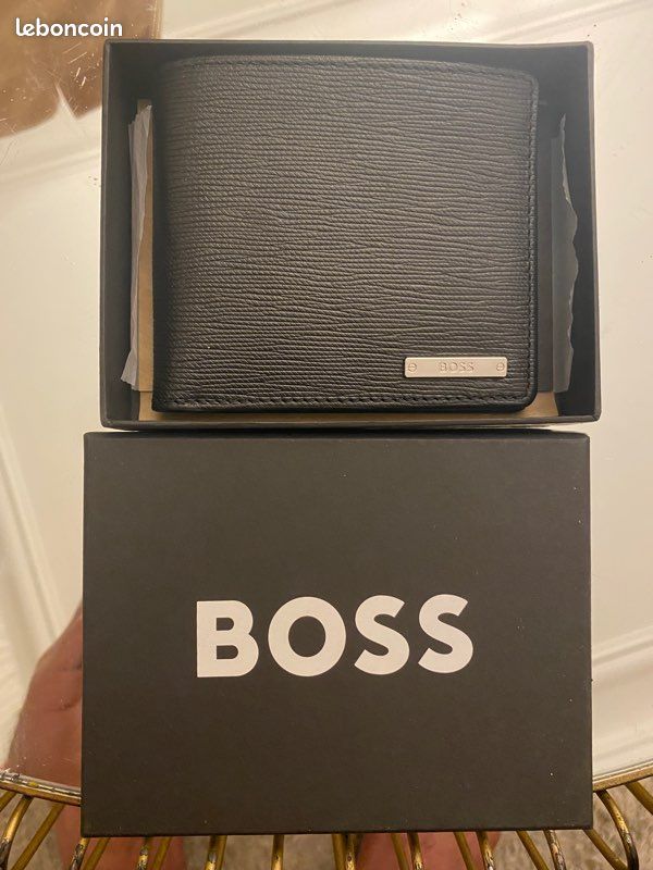 Portefeuille Hugo Boss Cuire Italien Neuf (image 1)