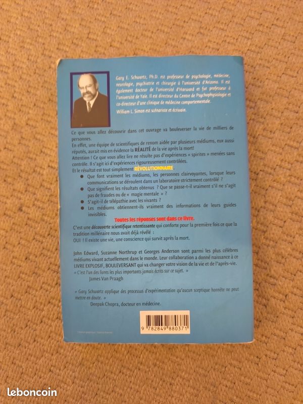 Livre Gary E. Schwartz : Extraordinaire contacts avec l'au-delà (image 16)