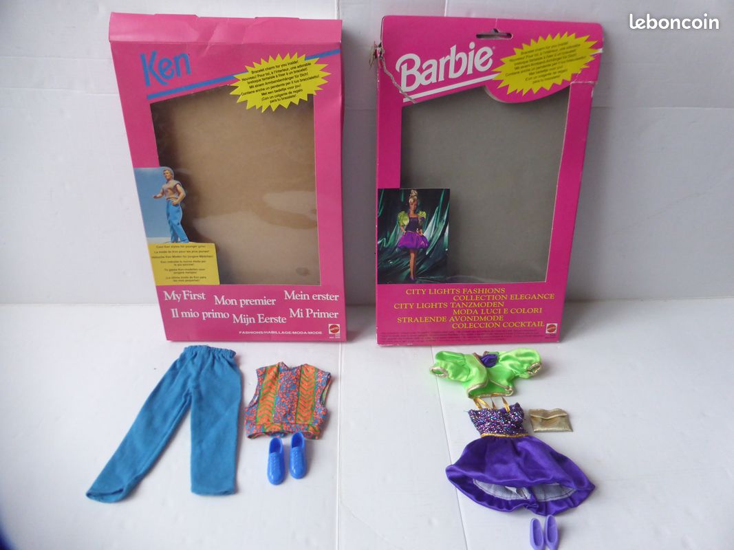 Chambre Vintage Pour Poupée Barbie Années 80 / Vêtements Barbie et Ken Années 90 (image 2)
