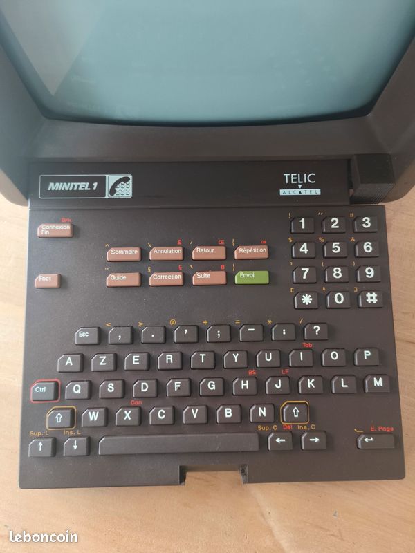 Minitel 1 Alcatel TELIC - Label Emmaüs
