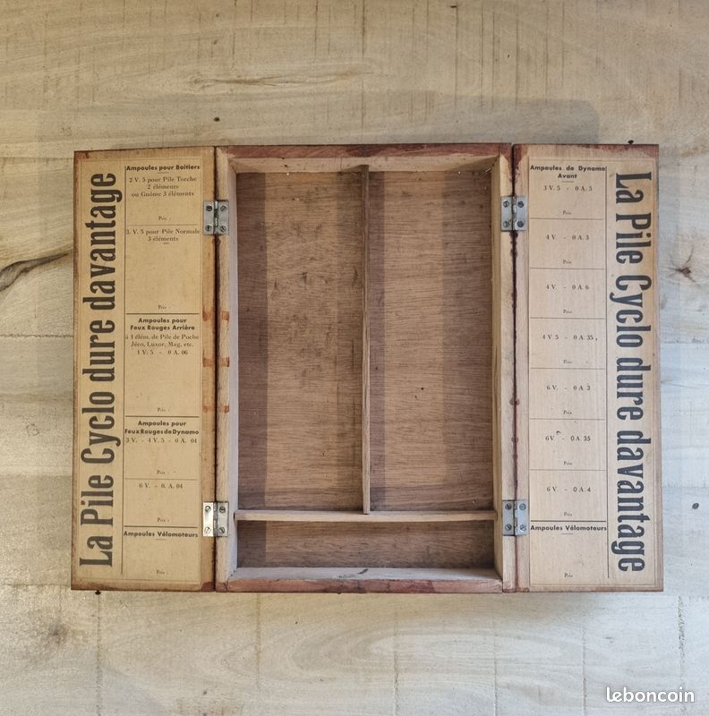 Ancien carton d'emballage / Dynamo Edelko / Vieux vélos / Déco