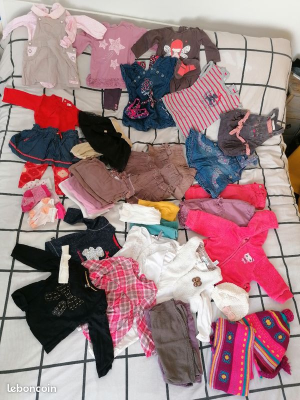 Lot vêtements hiver 6mois fille (image 1)