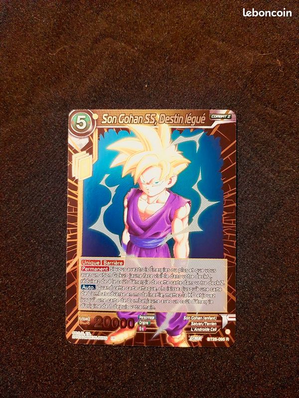 Carte Dragon Ball SCG SS Son Gohan, Destiny Entrusted - NM - FOIL (image 1)