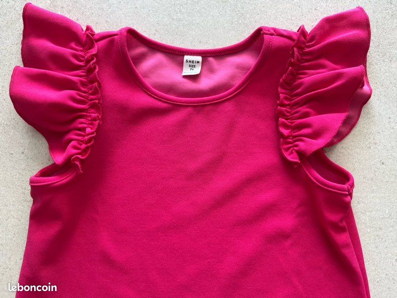 Robe fuchsia 7 ans (image 2)