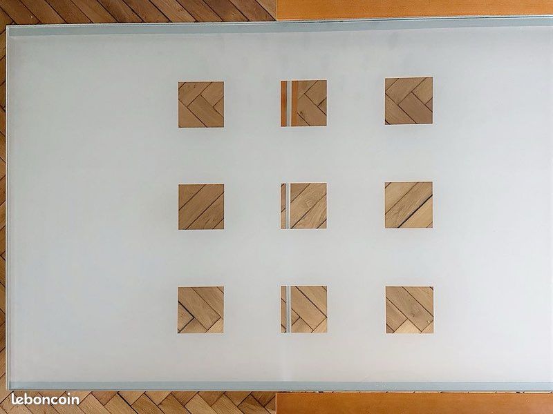 Table en verre et bois extensible LIGNE ROSET (image 7)