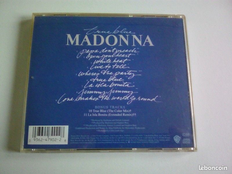 CD Album de Madonna - True Blue (image 2)
