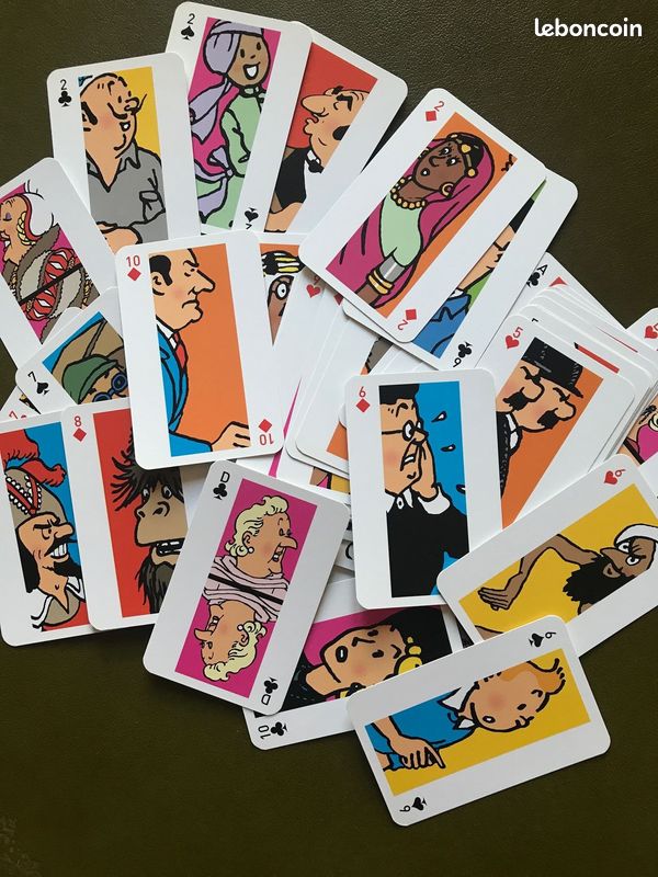 Cartes à jouer la Famille de Tintin (image 4)