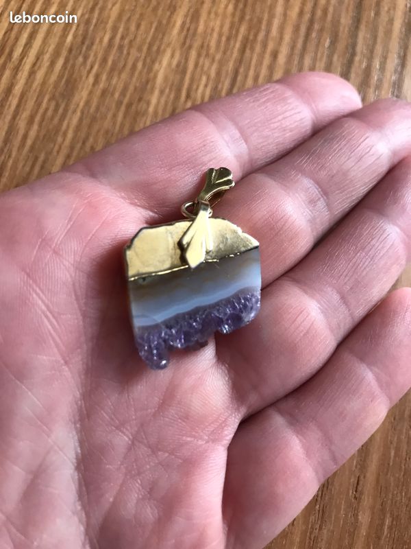 Pendentif Améthyste naturelle (image 4)