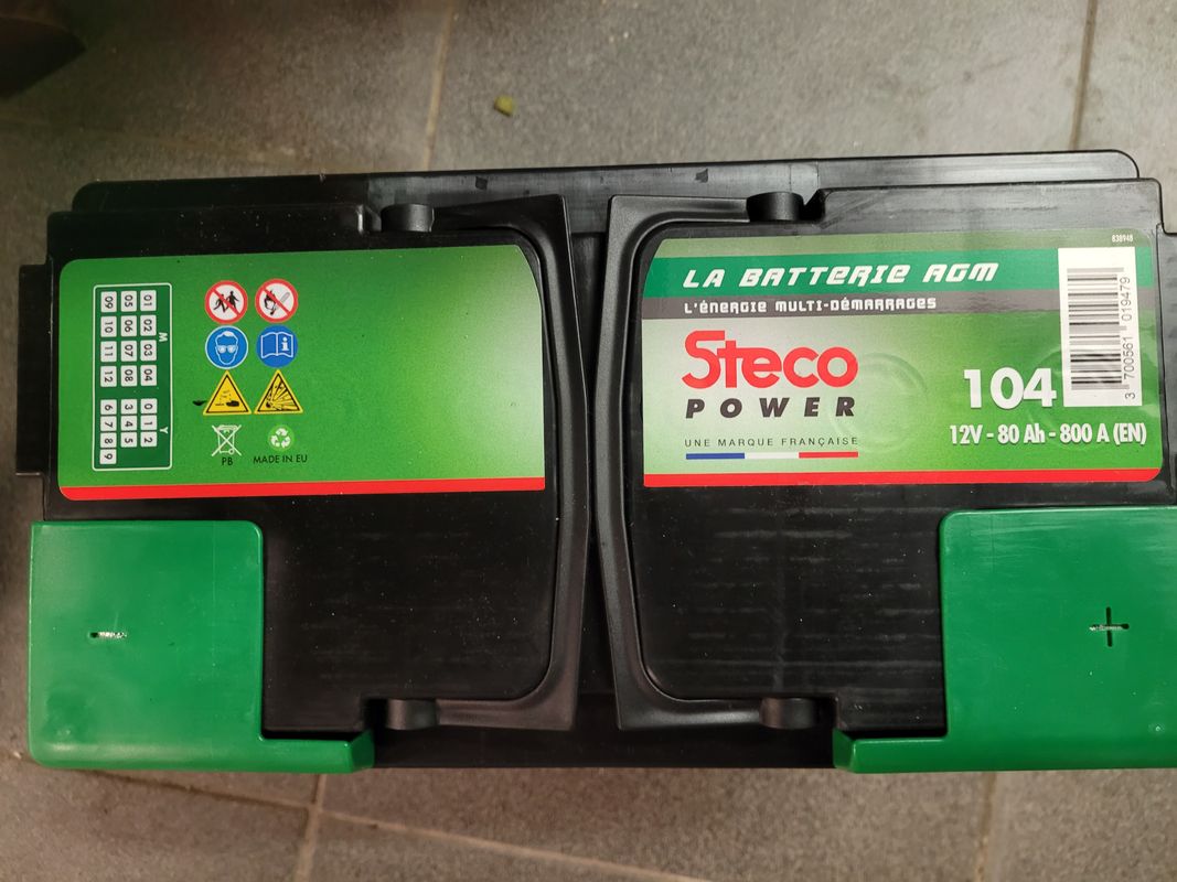 Batterie steco power 104 neuve - Équipement auto